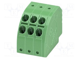 PCB connector, nominal cross section: 1.5 mm?, color: green,