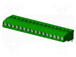 Connector: PCB terminal block; terminal; Plating: tinned; on PCBs