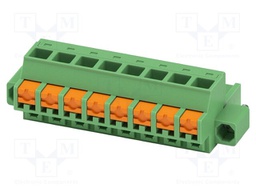 PCB connector, nominal cross section: 2.5 mm2, color: green,