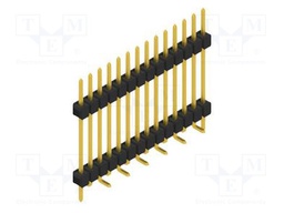 Connector: pin strips; pin header; male; PIN: 14; 2.54mm; SMT; 1x14