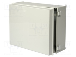 Enclosure: wall mounting; X: 400mm; Y: 500mm; Z: 200mm; CAB; grey