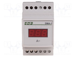 Ammeter; digital,mounting; 0÷50A; Meas.accur: ±1%; 3-digit LED