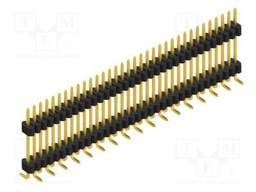 Connector: pin strips; pin header; male; PIN: 34; 1.27mm; SMT; 1x34