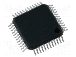 AVR32 microcontroller; SRAM: 32kB; Flash: 128kB; TQFP48