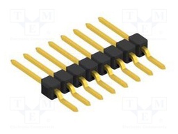 Connector: pin strips; pin header; male; PIN: 8; 2.54mm; SMT; 1x8