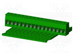Connector: pluggable terminal block; plug; female; straight; 300V