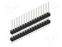 Connector: pin strips; pin header; male; PIN: 16; 2.54mm; THT; 1x16