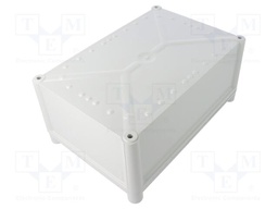 Enclosure: multipurpose; X: 188mm; Y: 278mm; Z: 130mm; SOLID; ABS
