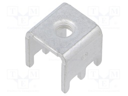 Straight; Plating: tinned; THT,screw terminal; Contacts: copper