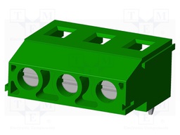 Connector: PCB terminal block; terminal; Plating: tinned; on PCBs