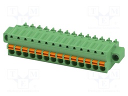 PCB connector, nominal cross section: 1.5 mm?, color: green,