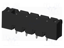 Connector: pluggable terminal block; socket; male; on PCBs