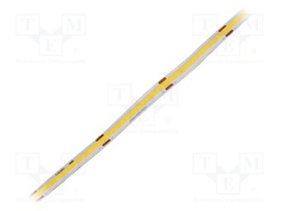 COB LED tape; white; LED/m: 320; 8mm; IP20; 180°; 5W/m; CRImin: 90
