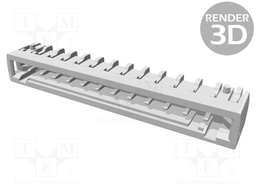 Connector: wire-board; female; PIN: 12; 2.54mm; SMT; socket; 6A