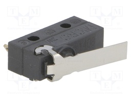 Microswitch SNAP ACTION; with lever; SPDT; 0.1A/125VAC; ON-(ON)