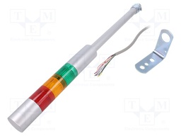 Signaller: signalling column; LED; red/amber/green; 24VDC; IP54
