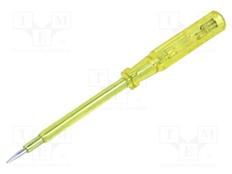 Voltage tester; slot; Blade length: 100mm; Overall len: 187mm
