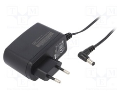 Power supply: switched-mode; 12VDC; 1.25A; Out: 5,5/2,1; 15W