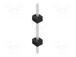 Connector: pin strips; pin header; male; PIN: 1; 2mm; THT; 1x1; 100V