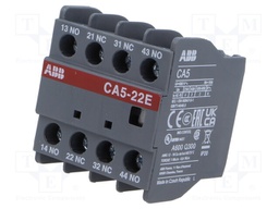 Auxiliary contacts; Series: UA; Leads: screw terminals; front