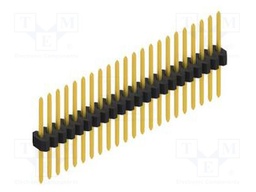 Connector: pin strips; pin header; male; PIN: 22; 1.27mm; THT; 1x22