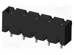 Connector: pluggable terminal block; socket; male; on PCBs