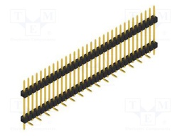 Connector: pin strips; pin header; male; PIN: 32; 2.54mm; SMT; 1x32