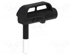 Adapter; 4A; black; Tip diameter: 6mm; Socket size: 4mm; MGP