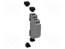 Enclosure: for DIN rail mounting; Y: 90mm; X: 17.5mm; Z: 60mm; grey