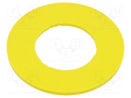 Description label; 45; 45mm; Mat: plastic; Body: yellow
