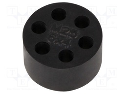 Insert for gland; with metric thread; Size: M25; IP68; Holes no: 6