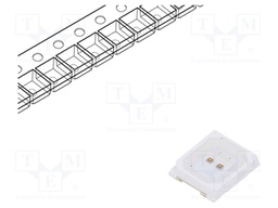 LED; SMD; 2835; red; 1750÷2250(typ)-2850mcd; 3.5x2.8x1.9mm; 120°