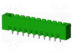 Connector: pluggable terminal block; socket; male; straight; THT