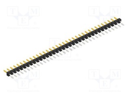 Connector: pin strips; pin header; male; PIN: 35; 2.54mm; SMT; 1x35
