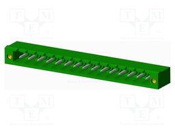 Connector: pluggable terminal block; socket; male; angled 90°