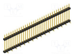 Connector: pin strips; pin header; male; PIN: 32; 2mm; SMT; 1x32