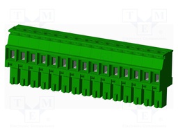 Connector: pluggable terminal block; plug; female; angled 90°