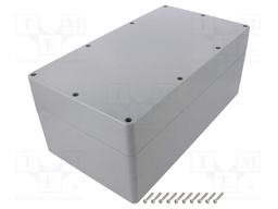 Enclosure: multipurpose; X: 200mm; Y: 360mm; Z: 150mm; ABS; IP68