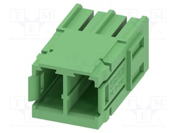 PCB headers, nominal cross section: 6 mm?, color: green, nom