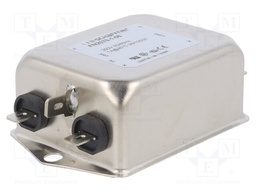 Filter: anti-interference; one-phase; 250VAC; Cx: 330nF; Cy: 4.7nF