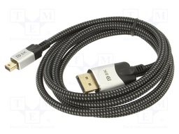Cable; DisplayPort 1.4; DisplayPort plug,mini DisplayPort plug