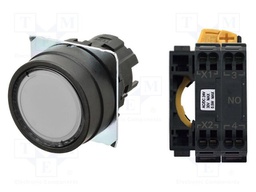 Switch: push-button; 22mm; Stabl.pos: 1; flat; Pos: 2