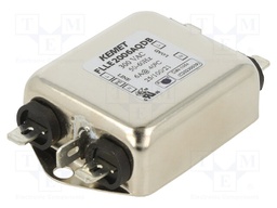 Filter: anti-interference; 300VAC; 6A; Leads: FASTON connectors