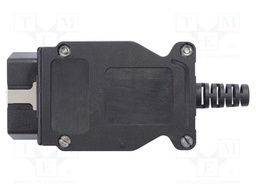 Diagnostic OBD II; black; 10A; Insulation: polyamide; -40÷85°C