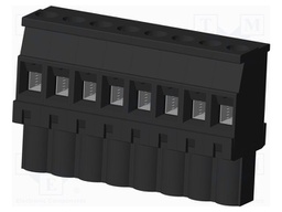 Connector: pluggable terminal block; plug; female; angled 90°