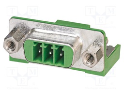 PCB headers, nominal cross section: 1.5 mm?, color: green, n