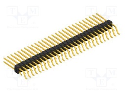 Connector: pin strips; pin header; male; PIN: 56; 2.54mm; SMT; 2x28