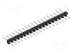 Connector: pin strips; pin header; male; PIN: 19; 2.54mm; SMT; 1x19