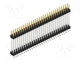 Connector: pin strips; pin header; male; PIN: 58; 2.54mm; SMT; 2x29