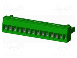 Connector: pluggable terminal block; plug; female; straight; 12A